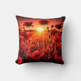 Almofada Mohn im Gegenlicht