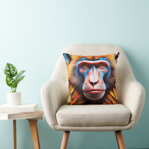 Almofada Moinhos de macaco-mosaico