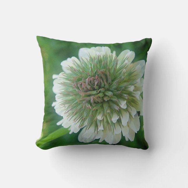 Almofada MoJo Dekokissen Kleeblüte branqueado (Frente)