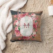 Mola Botânica Chic Vintage Monograma Madeira