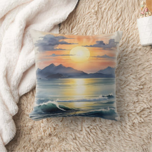Almofada Molde de Aquarela