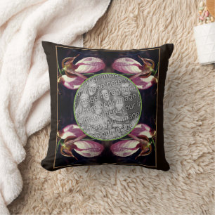 Almofada Moldura De Senhora Rosa Selvagem, Slipper Orchid A