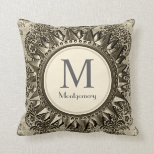Almofada Moldura de Sol Celestial Antique - Personalizada