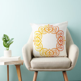 Almofada Moldura Ornamental Vintage Borda Decorativa Elegan