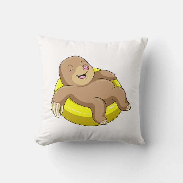 Almofada Mole Nadando com Lifebuoy (Frente)