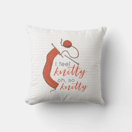 Almofada Molho Laranja Eu Sinto-Me Bela, Oh Tão Bela