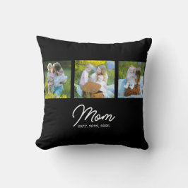 Almofada Mom Established Modern Script Black 3 Photo