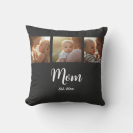 Almofada Mom Established Modern Script Black 3 Photo