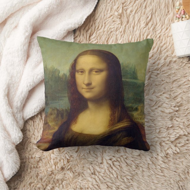 Almofada Mona Lisa By Leonardo Da Vinci (Cobertor)