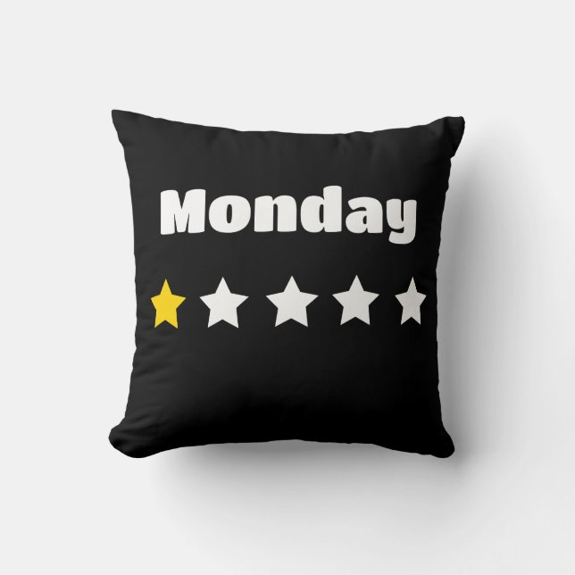 Almofada Monday sucks  (Frente)