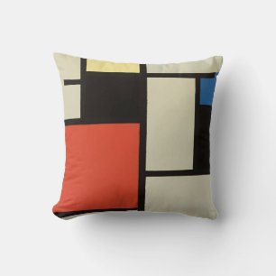 Almofada Mondrian Composition Modern Abstrato Pintura