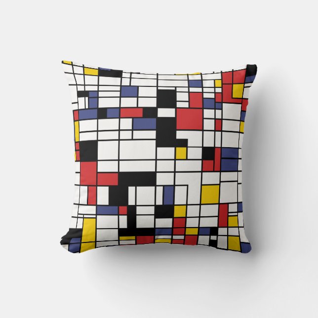 Almofada Mondrianesque (Frente)
