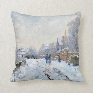 Almofada Monet - Cena de Neve na Argentina
