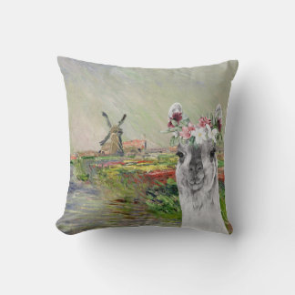 Almofada Monet Champ Tulipes e Lama Rico