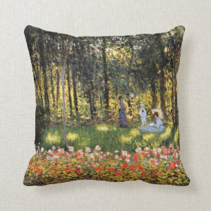 Almofada Monet - Família Artista no Jardim