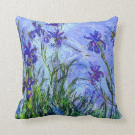 Almofada Monet - Irrises Liláticas