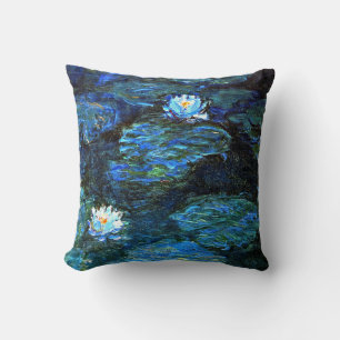 Almofada Monet - Lírios Azuis