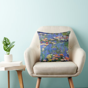 Almofada Monet - Lírios de Água, 1916, Travesseiro decorati