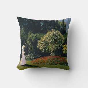 Almofada Monet - Mulher no Jardim