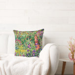 Almofada Monet - O Jardim Íris no Travesseiro decorativo Gi<br><div class="desc">A famosa pintura de Claude Monet,  O Jardim Íris em Giverny,  travesseiro decorativo.</div>