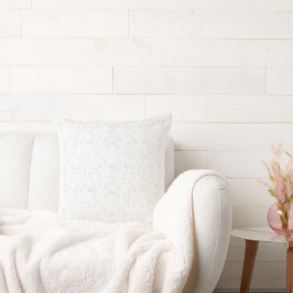 Almofada Monochrome Floral Pattern – Elegant Seamless Art