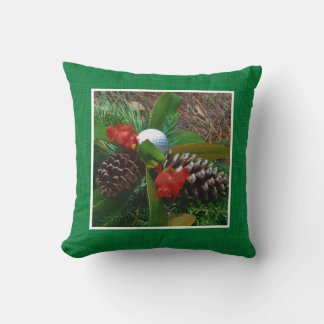 Almofada MonOGRAM sólida verde para adicionar foto