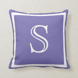 Almofada MONOGRAM travesseiro brilhante brilhante sólido
