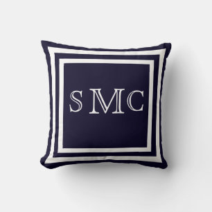 Almofada MONOGRAM Travesseiro roxo escuro suave de uva escu