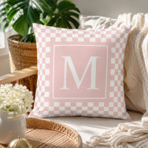 Monograma do Quadro de Verificação de Cor de Rosa