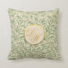 Monograma Foliage Morris Green Folies Faux Dourado