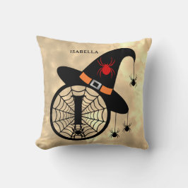 Almofada Monograma I Halloween Sky Witeen Nome