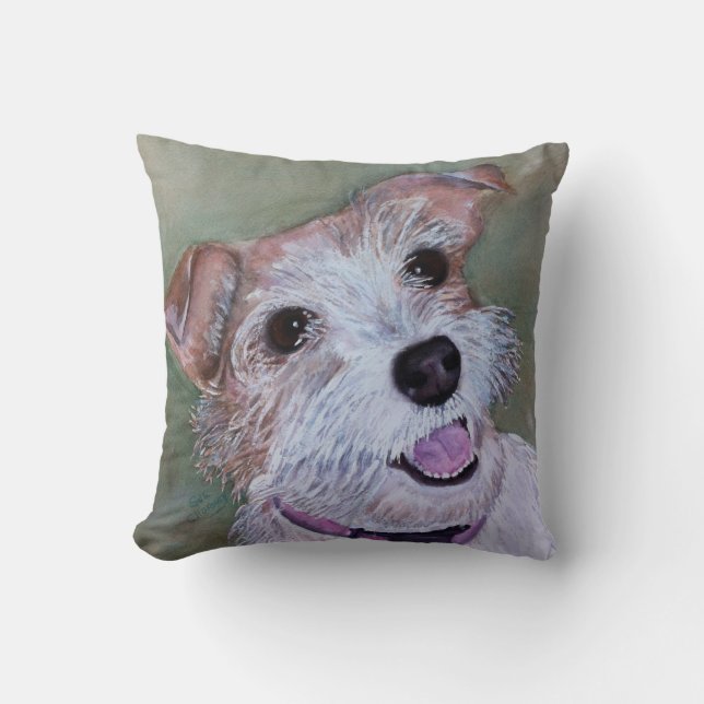 ALMOFADA MONOGRAMA JACK RUSSELL DOCE (Frente)