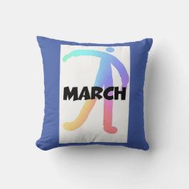 ALMOFADA MONOGRAMA MÊS DE MARÇO