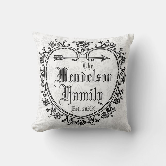 Almofada Monograma personalizado (Frente)