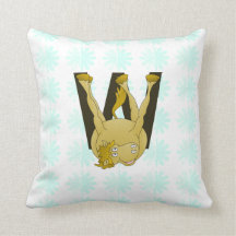 Monograma W Engraçado Pony Personalizado