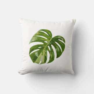 Almofada Monstera Albo Leaf — Botanical Home Decor