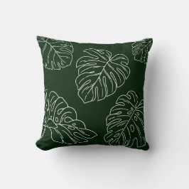 Almofada Monstera Leaf Plant Lover Home Decor Gift