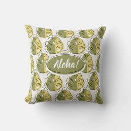 Almofada Monstera Leaves - Green