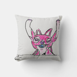 Almofada Monstre rose Coussin décoratif