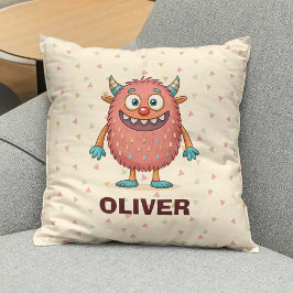 Almofada Monstro Colorido Personalizado Fofo