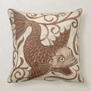 Almofada Monstro de mar (w/c no papel)