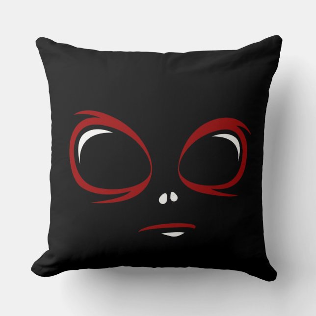 Almofada Monstro fofo com cara de disco voador (Frente)