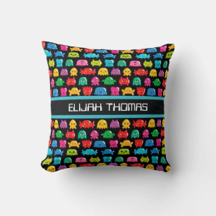 Almofada Monstros de Video Games Geek Nerd Jogador Personal
