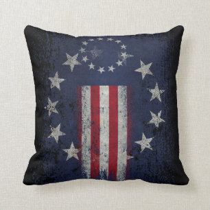 Almofada Montagem da bandeira americana de Betsy Ross do