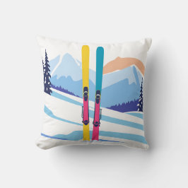 Almofada Montanha de Esqui de Inverno