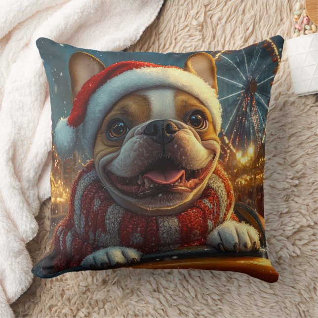 Almofada Montanha Russa de Cachorro Boxer Natal (Cobertor)