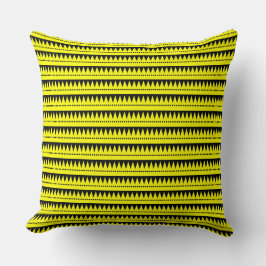 Almofada Montanhas Asteca - Amarelo com Preto
