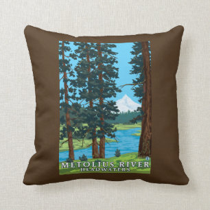 Almofada Montante do rio de Metolius, Oregon