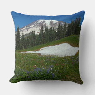 Almofada Monte Rainier, Flores Selvagens e neve
