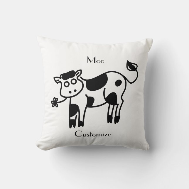 Almofada Moo Cow Thunder_Cove (Frente)